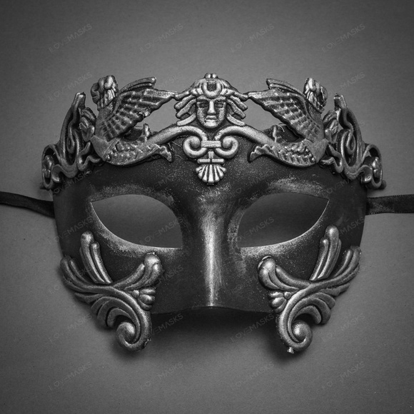 Roman Greek Emperor Masquerade Venetian Mask - Picture 1 of 4